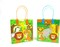 TINYMILLS Safari Jungle Animals Themed Party Favor Bags Treat Bags with Handles, Safari Animals Jungle Book Candy Bags for Birthday Party Goodie Bags, Pack of 12